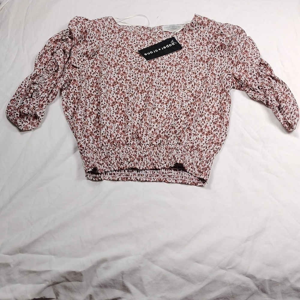 NWT Paper Crane women's medium sized top
